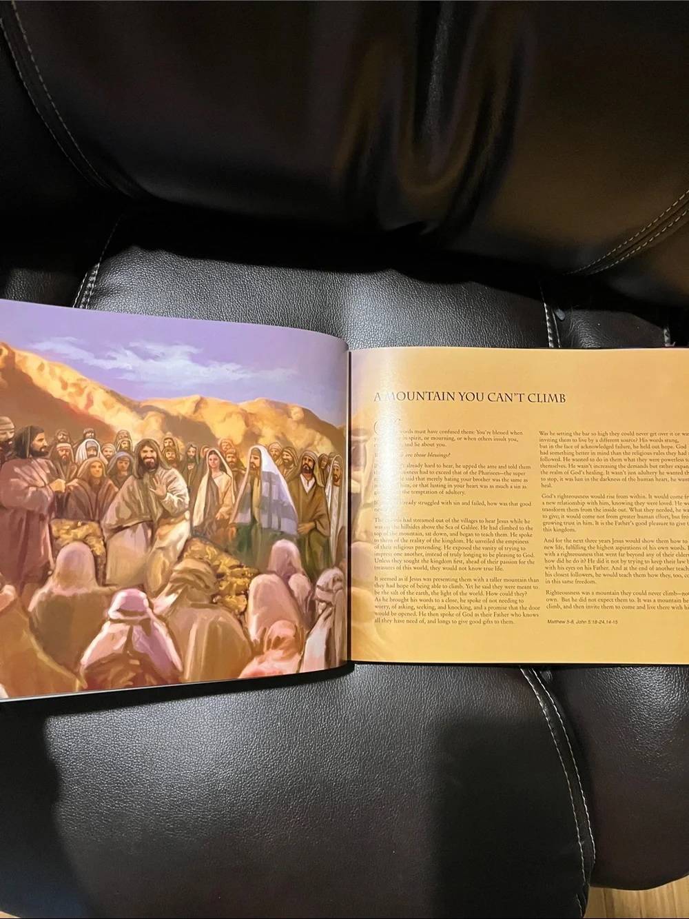 A Man Like No Other: The Illustrated Life of Jesus Hardcover w/ Dust Jacket, NEW